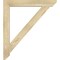 Ekena Millwork Traditional Slat Rough Sawn Bracket, Douglas Fir, 4"W x 34"D x 38"H BKT04X34X38TRA06RDF - alternate 3